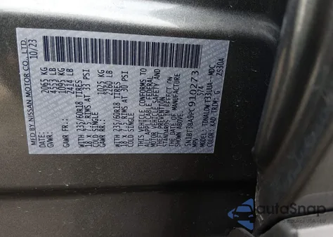 2023 Nissan Rogue Sv Fwd z USA, uszkodzony, nr VIN 5N1BT3BA9PC910273